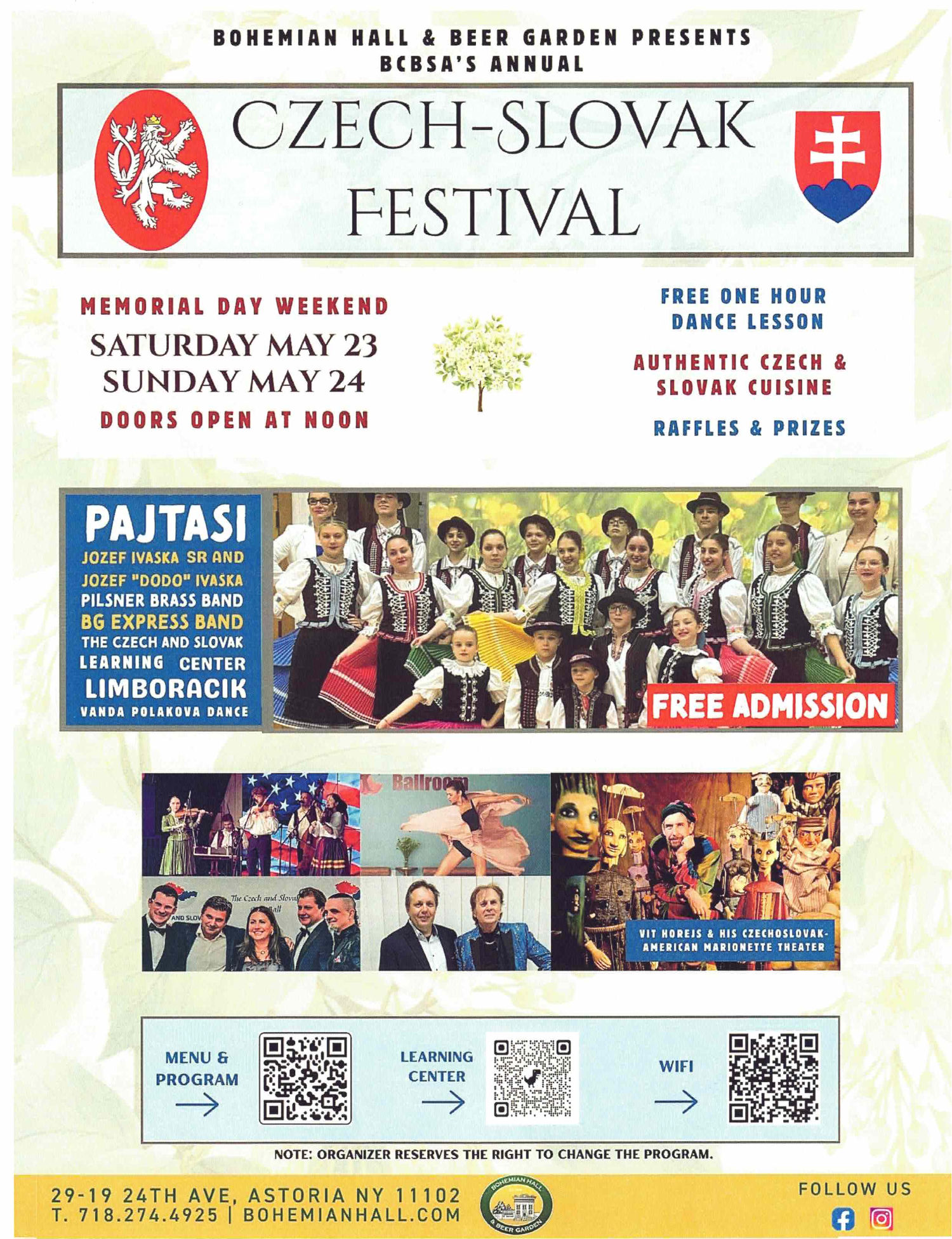 Spring Concert - April 25th at 1:30pm